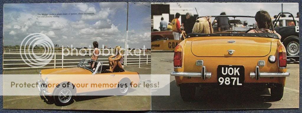 Mg midget brochure With mg midget brochure